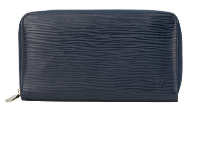 Louis Vuitton Zippy Wallet, &pound;220, Accessories, Navy, Canvas, Front view